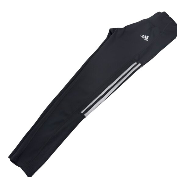 Adidas Womens Small Aeroready Primegreen Dark Gray High-Waisted Running Tights - Picture 9 of 13